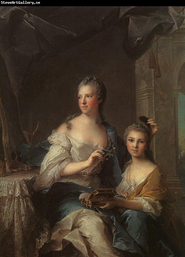 NATTIER, Jean-Marc Madame Marsollier and her Daughter sg